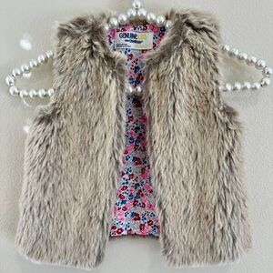 Faux Fur Vest for Kids - Oshkosh Size 3T/M
